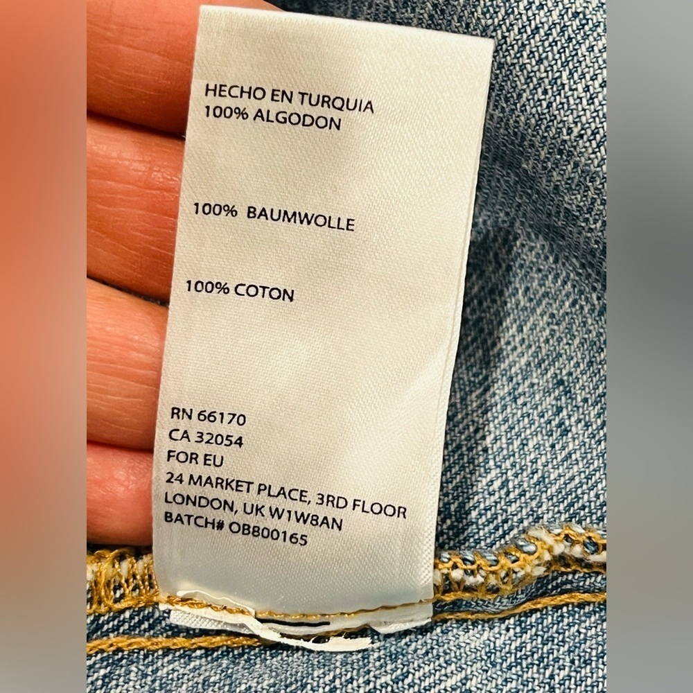 Urban Outfitters Button-Front Denim Mini Dress size 0 - Picture 13 of 16